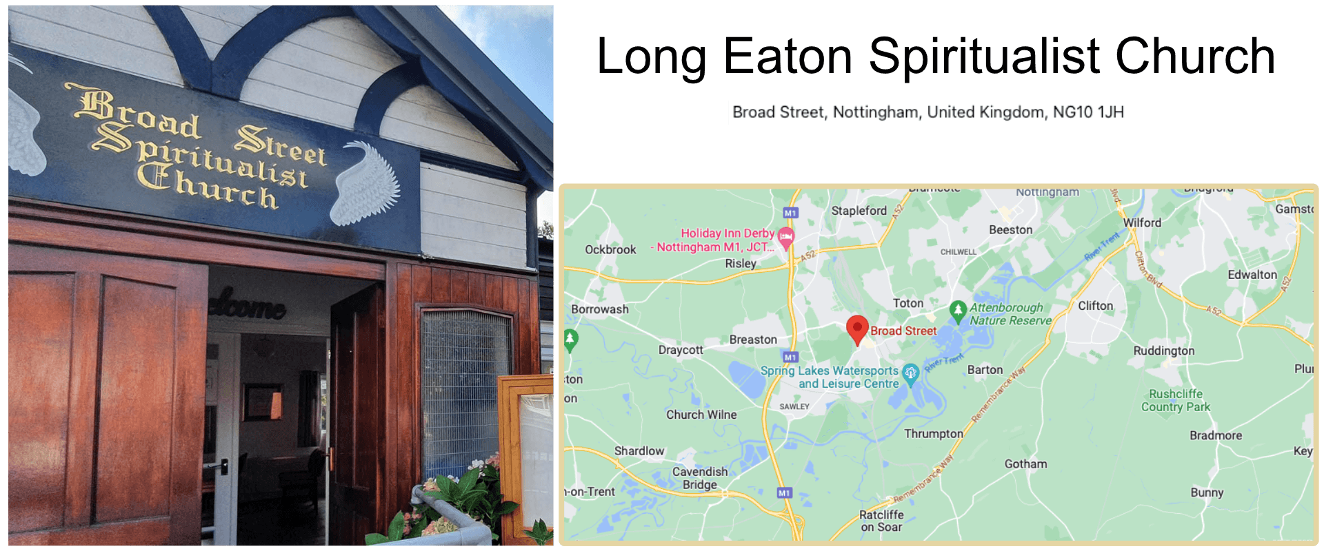Long Eaton Spiritualist Church, Broad Street, Long Eaton, Nottingham